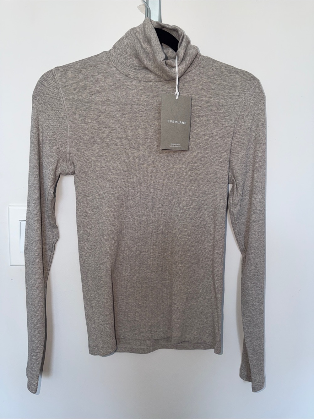 EVERLANE LUXE MICRO-RIB TURTLENECK